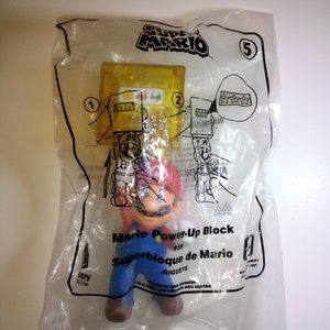 Super Mario Brothers #5 Power Up Block McDonalds Happy Meal Toy NEW SEALED